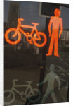 Red Cycle and Pedestrian Signal by Anonymous