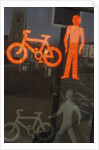 Red Cycle and Pedestrian Signal by Anonymous