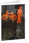 Red Cycle and Pedestrian Signal by Anonymous