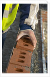 Bricklayer at Work by Anonymous