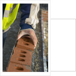 Bricklayer at Work by Anonymous