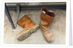 Safety Boots in Changing Room by Anonymous