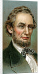 Tobacco Card Illustration of Abraham Lincoln by Anonymous