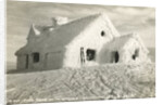 Ski Chalet Covered in Snow by Anonymous