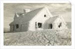 Ski Chalet Covered in Snow by Anonymous