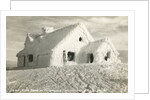 Ski Chalet Covered in Snow by Anonymous
