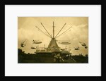 A "Flying Machine" Ride at Battersea Amusement Park, England by Anonymous
