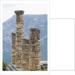 Columns at Temple of Apollo at Delphi by Anonymous