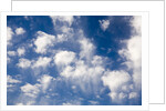 Wind Swept Clouds in Blue Sky by Anonymous
