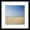 Bent Poles on the Beach by Jim Vecchi