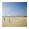 Bent Poles on the Beach by Jim Vecchi