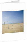 Bent Poles on the Beach by Jim Vecchi