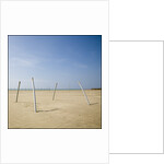 Bent Poles on the Beach by Jim Vecchi