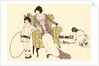 Illustration of Mother with Son and Daughter Playing Games by Harry Linnell