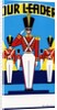 Label with Our Leader and Soldiers Saluting by Anonymous