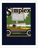Advertisement for Simplex Automobiles by Louis Fancher