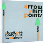 Arrow Shirt Points Advertisement by Egbert G. Jacobson