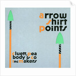 Arrow Shirt Points Advertisement by Egbert G. Jacobson