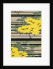 Illustration of Yellow and Green Trees with Cranes by Anonymous