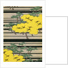 Illustration of Yellow and Green Trees with Cranes by Anonymous