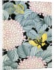 Illustration of Hydrangeas and Butterflies by Anonymous