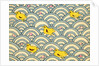 Illustration of Ducklings in a Stylized Waterscape by Anonymous