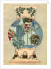 Illustration of Japanese Vase Design with Baskets and Foliage by Anonymous