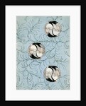 Illustration of Cranes Forming Balls on Light Blue Background by Anonymous