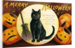 A Merry Halloween Postcard by Ellen H. Clapsaddle