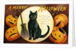 A Merry Halloween Postcard by Ellen H. Clapsaddle