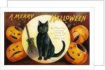 A Merry Halloween Postcard by Ellen H. Clapsaddle