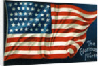 The Glorious Fourth Postcard with American Flag by Anonymous