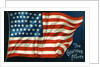 The Glorious Fourth Postcard with American Flag by Anonymous