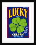 Lucky Brand Celery Crate Label by Anonymous