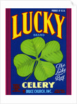 Lucky Brand Celery Crate Label by Anonymous