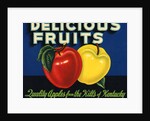 Delicious Fruits Fruit Crate Label by Anonymous