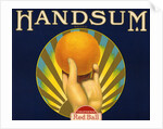 Handsum Brand Fruit Crate Label by Anonymous