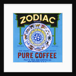 Zodiac Brand Pure Coffee Product Label by Anonymous