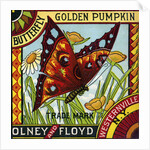 Butterfly Golden Pumpkin Product Label by Anonymous