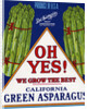 Oh Yes! We Grow the Best Product Label by Anonymous