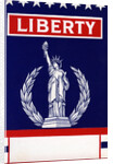 Liberty with Statue of Liberty Broom label by Anonymous