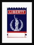Liberty with Statue of Liberty Broom label by Anonymous