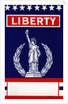 Liberty with Statue of Liberty Broom label by Anonymous