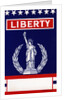 Liberty with Statue of Liberty Broom label by Anonymous