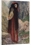Illustration of Madame Emma Calve as Carmen by Sigismond de Ivanowski