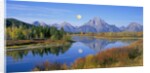 Full Moon Rising Over the Oxbow Bend by Anonymous