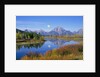 Full Moon Rising Over the Oxbow Bend by Anonymous