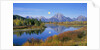 Full Moon Rising Over the Oxbow Bend by Anonymous