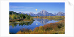 Full Moon Rising Over the Oxbow Bend by Anonymous