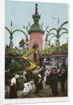 Helter Skelter Ride in Coney Island's Luna Park by Anonymous